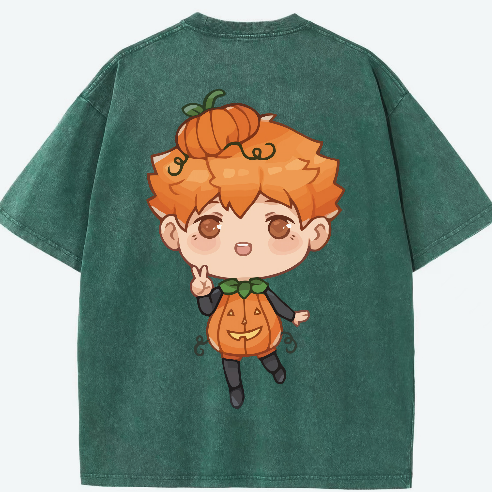 （画像用） ハイキュー!! Haikyu!! 綿100% ヴィンテージ風 半袖Tシャツ（背面プリント）